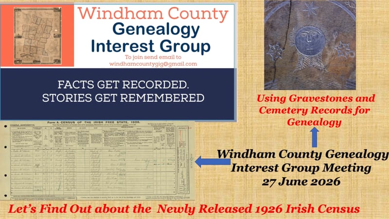 Windham County Genealogy Interest Group